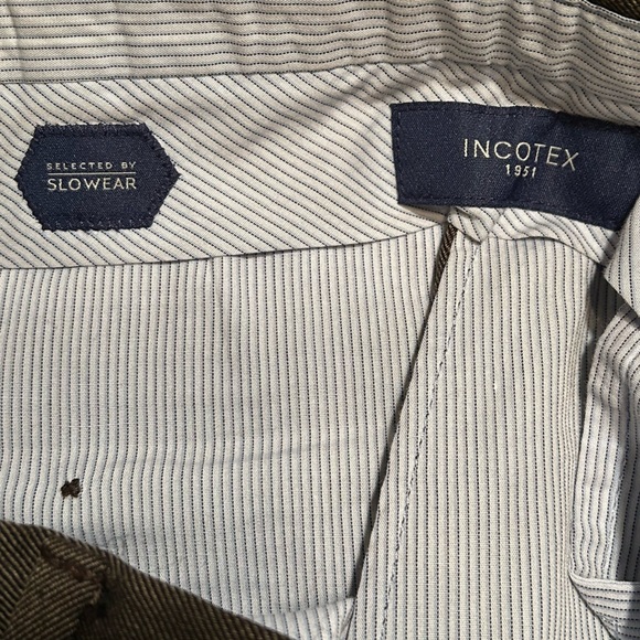 SLOWEAR INCOTEX Wool Dress pants W-34 - Picture 3 of 7